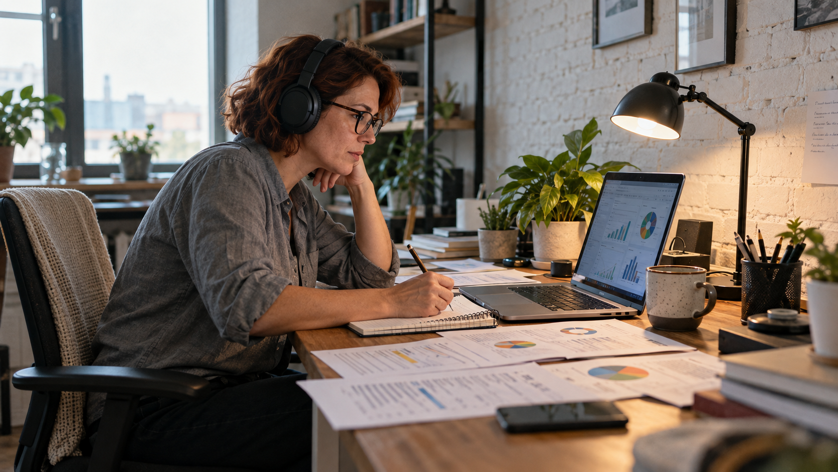 Research phase: analyst reviewing product data